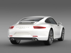 porsche 911 carerra 2013 3D 모델