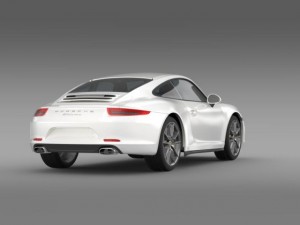 porsche 911 carerra 2013 3D 모델