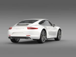 porsche 911 carerra 2013 3D Model