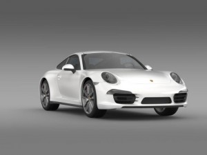 porsche 911 carerra 2013 3D 모델
