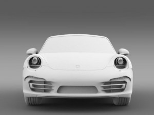 porsche 911 carerra 2013 3D 모델