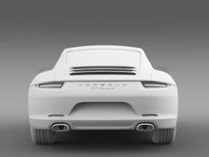 porsche 911 carerra 2013 3D Model