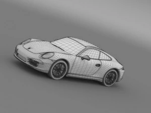 porsche 911 carerra 2013 3D Model