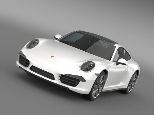 porsche 911 carerra 4 2013 3D 모델 .c4d .max .obj .3ds .fbx .stl .blend 