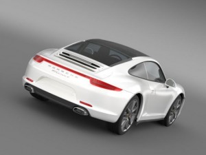 porsche 911 carerra 4 2013 3D 모델