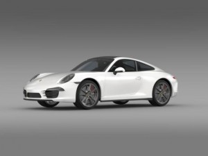 porsche 911 carerra 4 2013 3D 모델