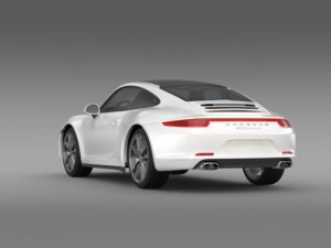porsche 911 carerra 4 2013 3D 모델