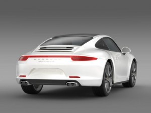 porsche 911 carerra 4 2013 3D 모델