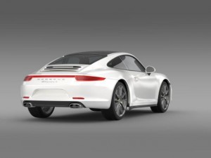 porsche 911 carerra 4 2013 3D 모델