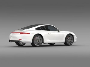 porsche 911 carerra 4 2013 3D 모델