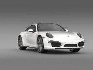 porsche 911 carerra 4 2013 3D 모델