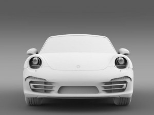 porsche 911 carerra 4 2013 3D 모델
