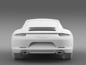 porsche 911 carerra 4 2013 3D 모델