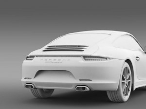 porsche 911 carerra 4 2013 3D 모델