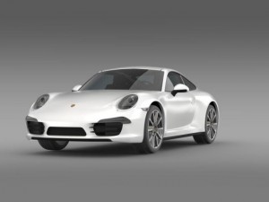 porsche 911 carerra s 2013 3D Модель