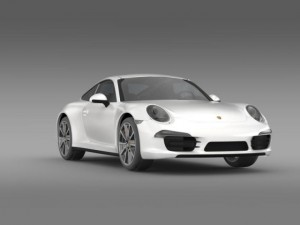 porsche 911 carerra s 2013 3D Модель