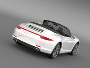 porsche 911 carerra 4 cabrio 2013 3D Модель