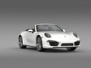 porsche 911 carerra 4 cabrio 2013 3D Модель