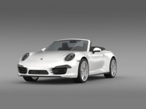 porsche 911 carerra 4s cabrio 2013 3D Model
