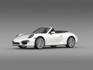 porsche 911 carerra 4s cabrio 2013 3D Model