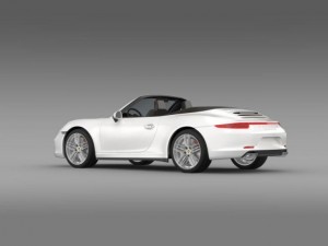 porsche 911 carerra 4s cabrio 2013 3D Model