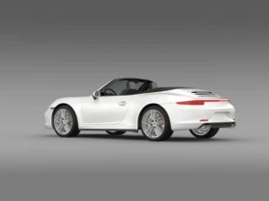 porsche 911 carrera 4s cabrio 2013 Model 3D