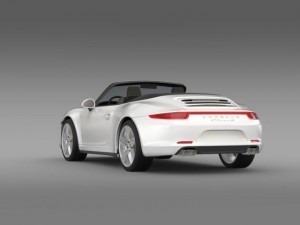 porsche 911 carerra 4s cabrio 2013 3D Model