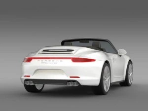 porsche 911 carrera 4s cabrio 2013 Model 3D