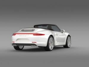 porsche 911 carerra 4s cabrio 2013 3D Model
