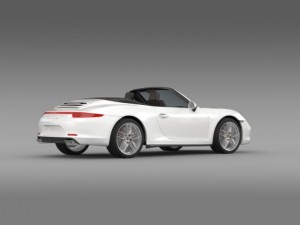 porsche 911 carerra 4s cabrio 2013 3D Model