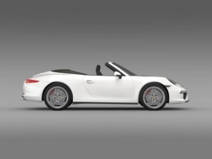 porsche 911 carerra 4s cabrio 2013 3D Model