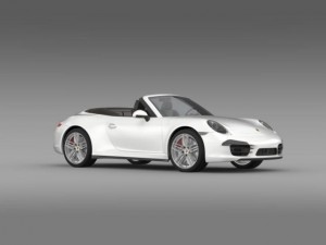 porsche 911 carerra 4s cabrio 2013 3D Model
