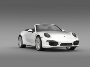 porsche 911 carerra 4s cabrio 2013 3D Model