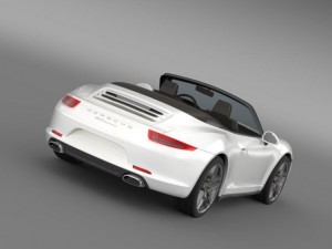 porsche 911 carerra cabrio 2013 3D 모델