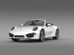 porsche 911 carerra cabrio 2013 3D 모델