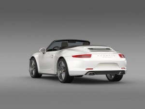 porsche 911 carerra cabrio 2013 3D 모델