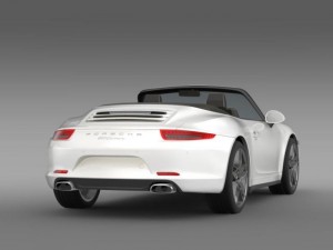 porsche 911 carerra cabrio 2013 3D 모델