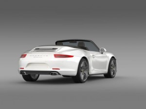porsche 911 carerra cabrio 2013 3D 모델