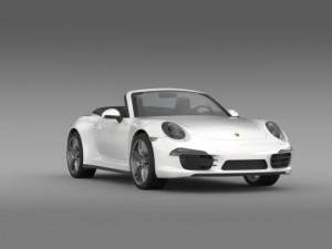 porsche 911 carerra cabrio 2013 3D 모델