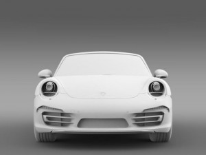 porsche 911 carerra cabrio 2013 3D 모델