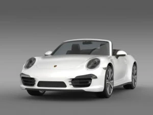porsche 911 carerra s cabrio 2013 3D Model