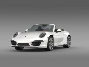 porsche 911 carerra s cabrio 2013 Modello 3D