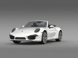 porsche 911 carerra s cabrio 2013 3D Model