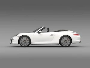 porsche 911 carerra s cabrio 2013 3D Model