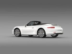 porsche 911 carerra s cabrio 2013 3D Model