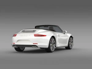 porsche 911 carerra s cabrio 2013 3D Model