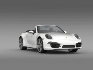 porsche 911 carerra s cabrio 2013 3D Model