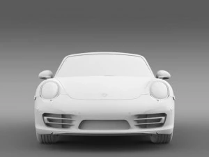 porsche 911 carerra s cabrio 2013 3D Model