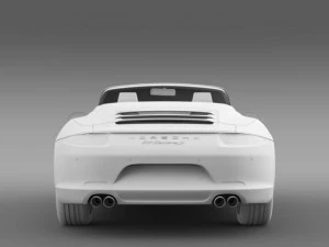 porsche 911 carerra s cabrio 2013 3D Model
