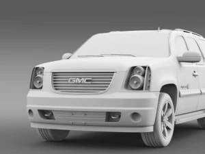 gmc yukon heritage edition 2012 3D Model